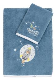 Nima Σετ Βρεφικές Πετσέτες 2τμχ To The Moon