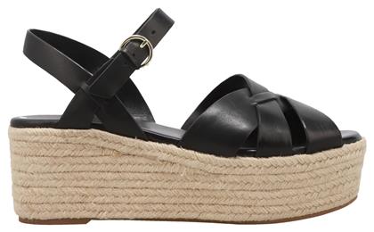 Nine West Everlie Καλοκαιρινές Γυναικείες Πλατφόρμες Μαύρες