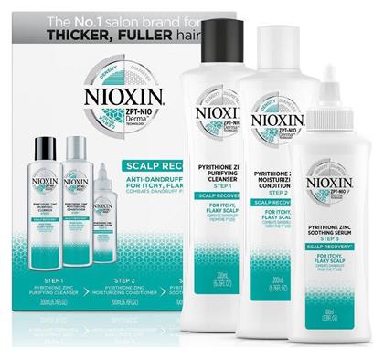 Nioxin Scalp Recovery Kit Σετ Περιποίησης Μαλλιών με Σαμπουάν και Θεραπεία