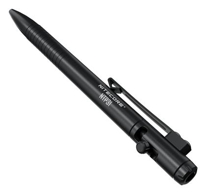 NiteCore Multifanctional Στυλό Rollerball Tactical Μαύρο με Μαύρο Μελάνι Tactical