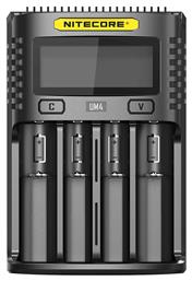NiteCore UM2 USB Φορτιστής Μπαταριών Li-ion/Ni-Cd/Ni-MH Μεγέθους AA/AAA/D/18650/16340/26650/14500