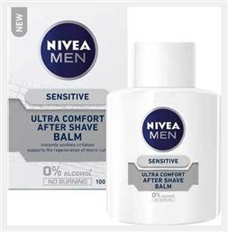 Nivea After Shave Balm Ultra Comfort χωρίς Οινόπνευμα για Ευαίσθητες Επιδερμίδες 100ml