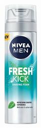 Nivea Men Fresh Kick Αφρός Ξυρίσματος για Ευαίσθητες Επιδερμίδες