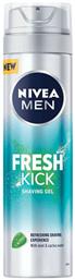 Nivea Men Fresh Kick Gel Ξυρίσματος 200ml