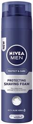 Nivea Men Protect & Care Αφρός Ξυρίσματος με Αλόη 200ml από το Esmarket