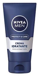 Nivea Protect & Care 24ωρη Ανδρική Κρέμα Προσώπου για Ενυδάτωση με Aloe Vera 75ml