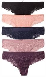 Norddiva Lingerie Veronica Γυναικεία Brazil MultiPack με Δαντέλα