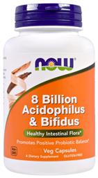 Now Foods 8 Billion Acidophilus & Bifidus Προβιοτικά 60 φυτικές κάψουλες από το Pharm24