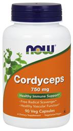 Now Foods Cordyceps 750mg 90 φυτικές κάψουλες από το Pharm24