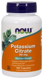 Now Foods Home Supplements Potassium Citrate 99mg 180 κάψουλες