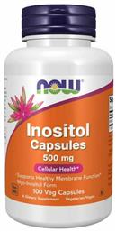 Now Foods Inositol 500mg Ειδικό Συμπλήρωμα Διατροφής 100 κάψουλες από το Pharm24