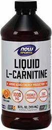 Now Foods Liquid L-Carnitine 1000mg με Γεύση Citrus 473ml