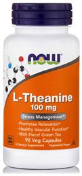 Now Foods L-Theanine 100mg 90 φυτικές κάψουλες