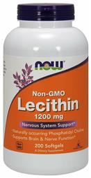 Now Foods Lecithin Συμπλήρωμα Διατροφής με Λεκιθίνη 1200mg 200 μαλακές κάψουλες από το Pharm24