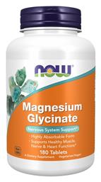 Now Foods Magnesium Glycinate 180 ταμπλέτες