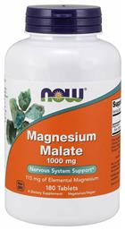 Now Foods Magnesium Malate 1000mg 180 ταμπλέτες από το Pharm24