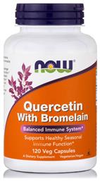 Now Foods Quercetin with Bromelain Προβιοτικά 120 φυτικές κάψουλες