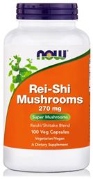 Now Foods Rei-Shi Mushrooms 270mg 100 κάψουλες