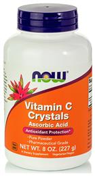 Now Foods Vitamin C Crystals Βιταμίνη για Ενέργεια & Ανοσοποιητικό 227gr από το Pharm24