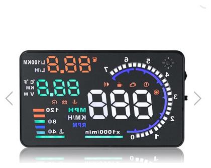 NSRacing A8 Ψηφιακό Head up Display Αυτοκινήτου obd2 5.5''