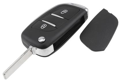 NTY Κέλυφος Κλειδιού Αυτοκινήτου με Λάμα με 2 Κουμπιά για Citroen / Peugeot