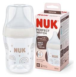 Nuk Πλαστικό με Θηλή Σιλικόνης για 0+ μηνών 150ml