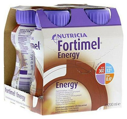 Nutricia Fortimel Energy 4 x 200ml Σοκολάτα