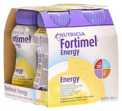 Nutricia Fortimel Energy 4 x 200ml Βανίλια από το Pharm24