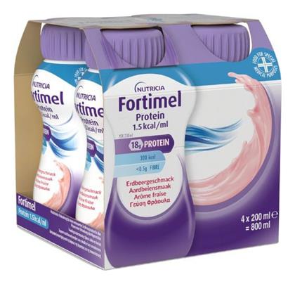 Nutricia Fortimel Protein 1.5kcal 4 x 200ml Φράουλα από το Pharm24