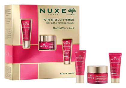 Nuxe Merveillance Lift Anti-aging Routine Lift-firmness Cream Powder Case 2 Pcs