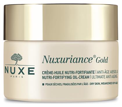 Nuxe Nuxuriance Gold Nutri-Fortifying Αντιγηραντική Κρέμα Προσώπου Ημέρας για Ξηρές Επιδερμίδες 50ml