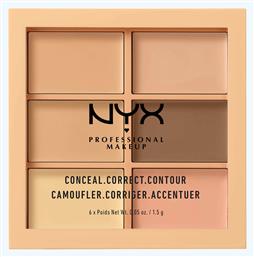 Nyx Professional Makeup Conceal. Correct. Contour Concealer Palette Light 1.5gr