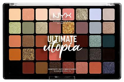 Nyx Professional Makeup Ultimate Παλέτα με Σκιές Ματιών σε Στερεή Μορφή Utopia 40gr