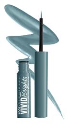 Nyx Professional Makeup Vivid Brights Πινέλο Eye Liner 01 Cyan Simp 2ml