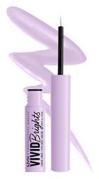 Nyx Professional Makeup Vivid Brights Πινέλο Eye Liner 07 Lilac Link 2ml