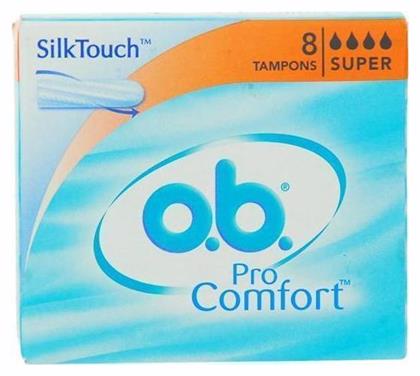 O.B. Ταμπόν ProComfort SilkTouch για Αυξημένη Ροή 8τμχ από το Esmarket