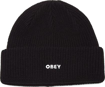 Obey Future Ανδρικός Beanie Σκούφος σε Μαύρο χρώμα