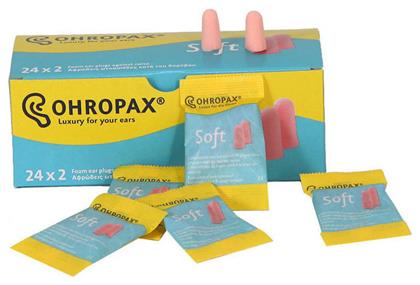 Ohropax Soft Ωτοασπίδες 48τμχ σε Ροζ Χρώμα 34200 από το Plus4u