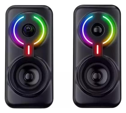 Onikuma L6 2.0 με Ισχύ 10W σε Μαύρο Χρώμα