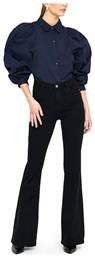 Only Hella Ψηλόμεσο Γυναικείο Jean Παντελόνι Καμπάνα σε Slim Εφαρμογή από το Velur