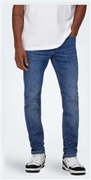 Only & Sons Ανδρικό Παντελόνι Τζιν Regular Fit Μπλε