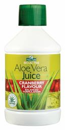 Optima Naturals Aloe Vera Juice 500ml Cranberry