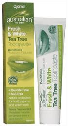 Optima Naturals Australian Tea-tree Fresh & White χωρίς Φθόριο, για Βαθύ Καθαρισμό 100ml από το Pharm24