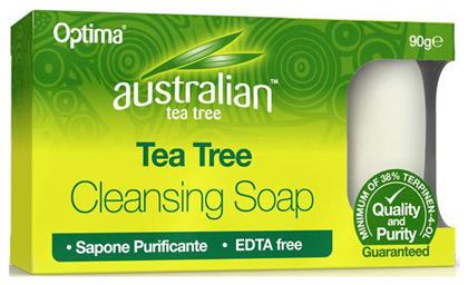 Optima Naturals Μπάρες Σαπουνιού κατά της Ακμής Australian Tea Tree για Λιπαρές Επιδερμίδες 90gr