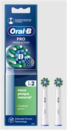 Oral-B Cross Action Ανταλλακτικές Κεφαλές για Ηλεκτρική Οδοντόβουρτσα 2τμχ