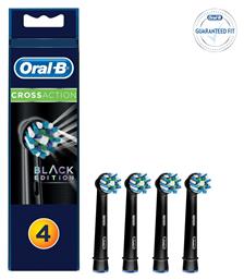 Oral-B Cross Action Black Edition Ανταλλακτικές Κεφαλές για Ηλεκτρική Οδοντόβουρτσα 4τμχ από το Pharm24