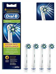 Oral-B Cross Action Value Pack Ανταλλακτικές Κεφαλές για Ηλεκτρική Οδοντόβουρτσα 4τμχ