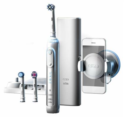 Oral-B Genius 8000 Ηλεκτρική Οδοντόβουρτσα με Χρονομετρητή και Αισθητήρα Πίεσης από το e-Fresh