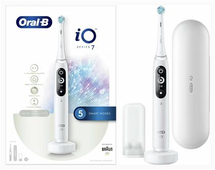 Oral-B IO Series 7 Ηλεκτρική Οδοντόβουρτσα με Χρονομετρητή White Alabaster από το Pharm24