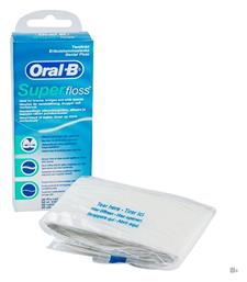 Oral-B Super Floss Οδοντικό Νήμα με Γεύση Μέντα 50m από το Pharm24